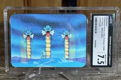 1998 Pokemon Gyarados Lenticular Cgc Graded 3D Promo Card Viz Video #PIKA-0027D - Image 1
