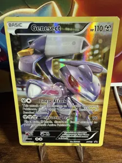 Pokemon TCG XY Black Star Promo Genesect Full Art Holo Card XY119 Fresh Nm NM - Image 1