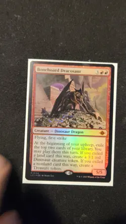 MTG TCG Bonehoard Dracosaur - The Lost Caverns of Ixalan (LCI) Foil - Image 1