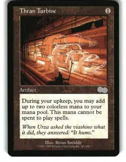 Magic the Gathering - Urza's Saga Thran Turbine 311 Uncommon 1998 - Image 1