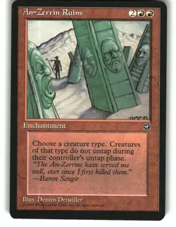 Magic the Gathering - Homelands An-Zerrin Ruins Rare 1995 - Image 1