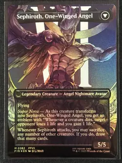 Sephiroth, Fabled SOLDIER (0382) (Borderless) Final Fantasy Foil - Image 2