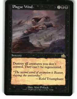 Magic the Gathering - Prophecy Plague Wind 74 Rare 2000 - Image 1