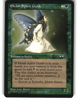 Magic the Gathering - Alliances Elvish Spirit Guide 69 Uncommon 1996 - Image 1