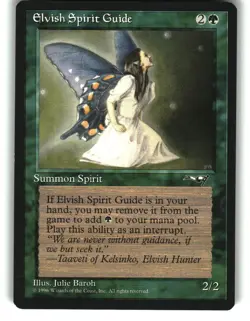 Magic the Gathering - Alliances Elvish Spirit Guide 69 Uncommon 1996 - Image 1