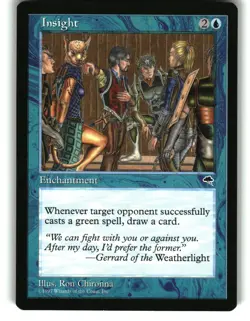 Magic the Gathering - Tempest Insight 68 Uncommon 1997 - Image 1
