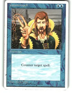 Magic the Gathering - Fourth Edition Counterspell 65 Uncommon 1995 - Image 1