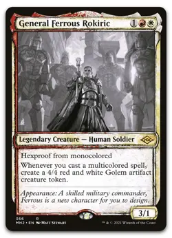General Ferrous Rokiric (Showcase) #366 (NM) Modern Horizons 2 MH2 Magic MTG - Image 1