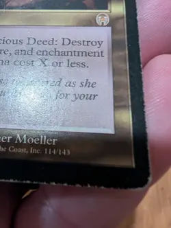 Pernicious Deed Magic The Gathering 2001 Enchantment Black Green HP 114/143 - Image 5