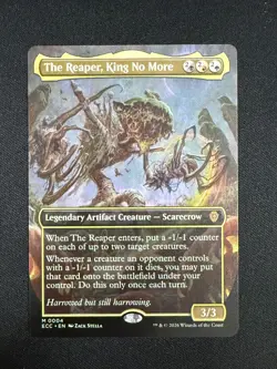 The Reaper, King No More (BORDERLESS) - Lorwyn Eclipsed (MTG) NM - Image 1