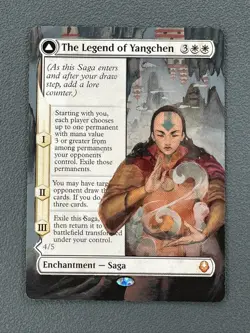 The Legend of Yangchen MTG Avatar: The Last Airbender Hand Painted Altered Art v - Image 1