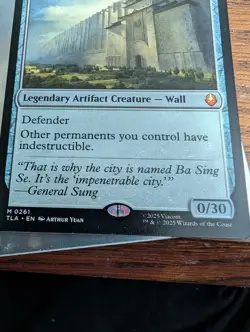 Magic the Gathering - The Walls of Ba Sing Se - TLA - Near Mint - Image 5