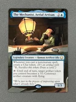 The Mechanist, Aerial Artisan Avatar The Last Airbender Hand Painted Altered Art - Image 1