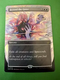 Beyond the Quiet FOIL BORDERLESS 303 - MTG EOE - M/NM Unplayed FAST2SHIP!! - Image 1