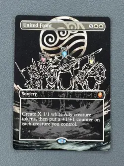 United Front Showcase MTG Avatar: The Last Airbender Hand Painted Altered Art v - Image 1