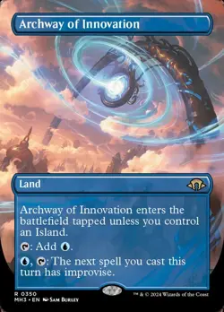 MTG Archway of Innovation (FOIL Borderless), Near Mint MH3 #0350 - Image 1
