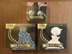 Pokemon Mega Evolution Enhanced Booster Box And Lucario/Gardevoirl ETB Sealed - Image 1
