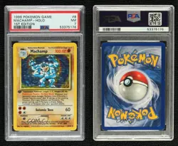 Machamp (Starter Deck) Holo 1st Ed. Pokemon Base Set PSA 7 1999 - Image 3
