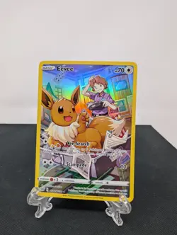 Eevee TG11/TG30 Swsh09: Brilliant Stars Trainer Gallery Holo Pokemon - Image 1