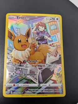Eevee TG11/TG30 Swsh09: Brilliant Stars Trainer Gallery Holo Pokemon - Image 4