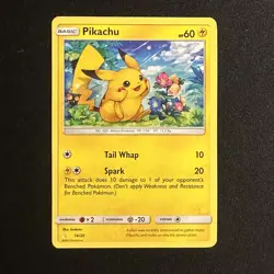 Pikachu 29/30 | Sun & Moon Trainer Kit Alolan Raichu & Lycanroc | Pokemon TCG LP - Image 1