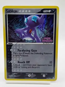 Pokemon TCG Sableye 31/110 Holon Phantoms Reverse Holo Rare Stamped - Image 1