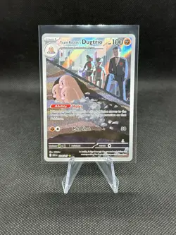 2026 Pokemon Ascended Heroes Illustration Rare Team Rocket's Dugtrio 239/217 - Image 1