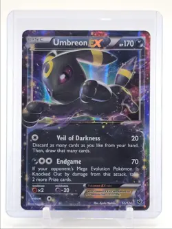 UMBREON EX 2016 POKEMON XY FATES COLLIDE RARE HOLO 55/124 Q3137 - Image 1