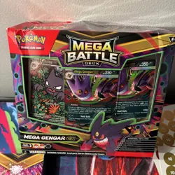 2025 Pokemon Mega Battle Deck Mega Gengar TCG- HAUNTER illustration Rare Promo - Image 3