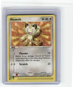 Meowth Team Magma vs Team Aqua Common Pokemon Near Mint or Better - Image 1