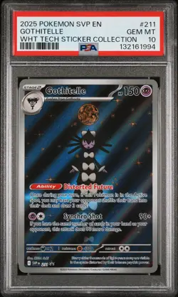 2025 POKEMON SVP EN-SV BLACK STAR PROMO #211 GOTHITELLE PSA 10 - Image 1