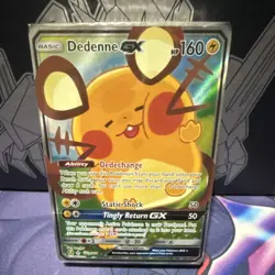 Pokemon Dedenne GX 195A/214 Alternate Art Promo Holo Basic 160 HP 50 Attack - Image 1