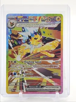 JOLTEON EX 2025 POKEMON PRISMATIC SPECIAL ILLUSTRATION RARE 153/131 Q3137 - Image 1