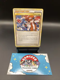 Fisherman 92/123 Pokemon English HeartGold & SoulSilver 2010 - Image 1