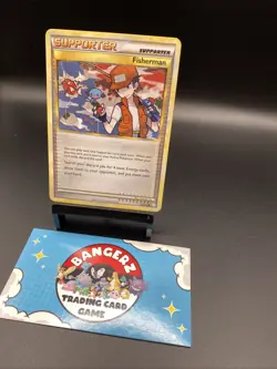 Fisherman 92/123 Pokemon English HeartGold & SoulSilver 2010 - Image 2