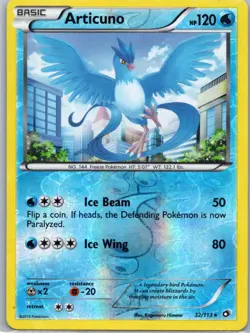 Pokemon TCG Articuno 32/113 Legendary Treasures Rev Holo LP - Image 1