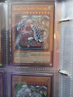 Yugioh Lot Of 4 Blue Eyes White Dragons LCKC en001 Unlimited - Image 3
