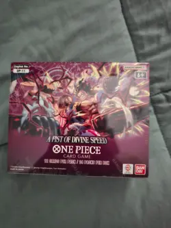 One Piece Card Game A FIST OF DIVINE SPEED OP11 Booster Box English SEALED - Image 1