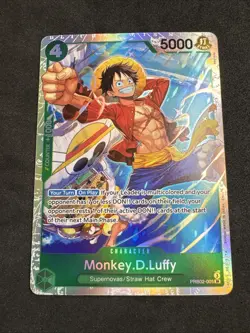 Monkey D. Luffy PRB02-005 SR Foil | The Best Vol. 2 | One Piece TCG English NM - Image 1