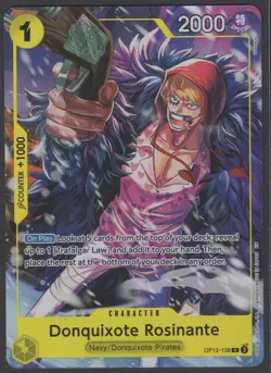 One Piece Illustration Box Vol. 6 Promo Donquixote Rosinante OP12-108 English - Image 1