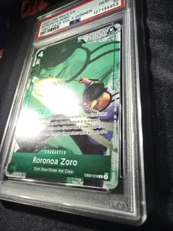 ONE PIECE EB02-019 Roronoa Zoro WINNER Promo PSA 10 Gem Mint EN - Image 5