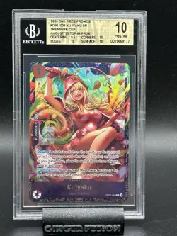 2025 One Piece Kujyaku SR Treasure Cup August ‘25 Top 64 English BGS 10 - Image 1
