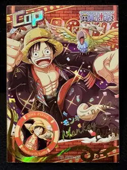 ONE PIECE Monkey D. Luffy CCG Rare Case Hit Serial 163/199! OP-COP-03 - Image 1