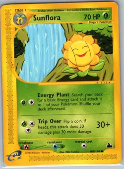 Sunflora 105/144 Non Holo Skyridge - Pokemon Card - LP - Image 1