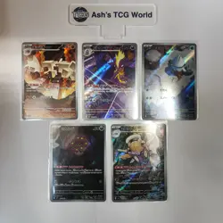 Garganacl Toxtricity Snover Spiritomb Shedin AR Pokemon 5Set ⑥ Pokemon Card JPN - Image 1