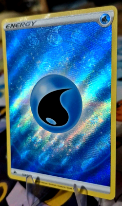 Water Energy 154/159 Textured Holo Crown Zenith Pokemon Card NM - Image 3