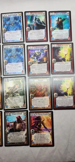 Warlord: Saga Of The Storm CCG Full Art Character Card Lot Of 36 - Image 2