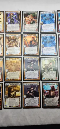 Warlord: Saga Of The Storm CCG Full Art Character Card Lot Of 36 - Image 3
