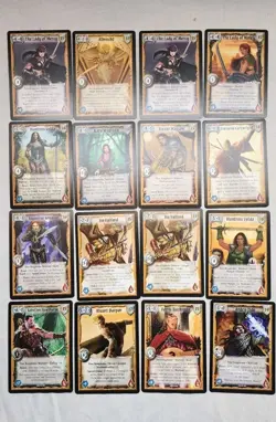 Warlord: Saga Of The Storm CCG Full Art Character Card Lot Of 36 - Image 5
