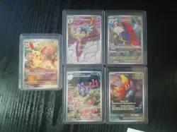 Pokemon TCG Mixed Card Lot Of 5 Near Mint Condition, Plusle,Arctibax Full Art NM - Image 1